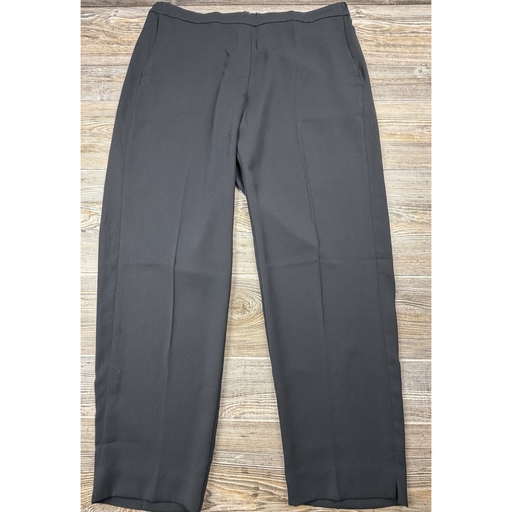 NWT J. Crew Factory Jamie Ankle Pant Black Pull-On Size 18TALL (38x30) Career